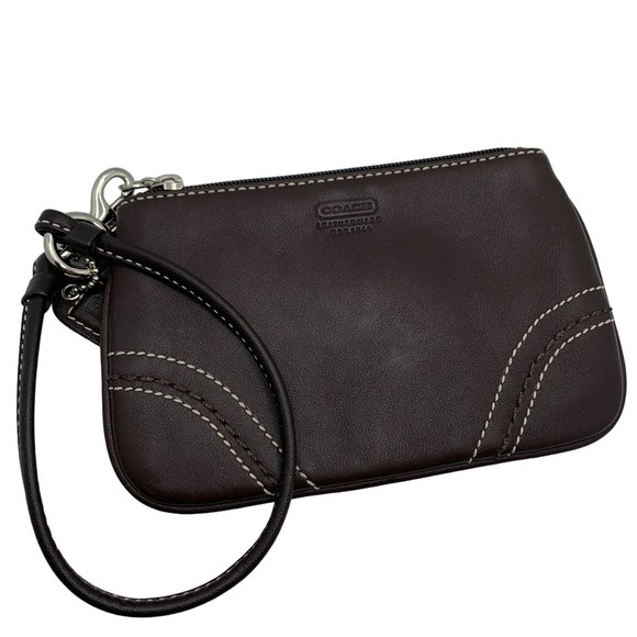 Coach Brown Wristlet - Picture 4 of 4